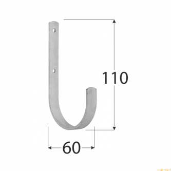 Flat hook 110x60